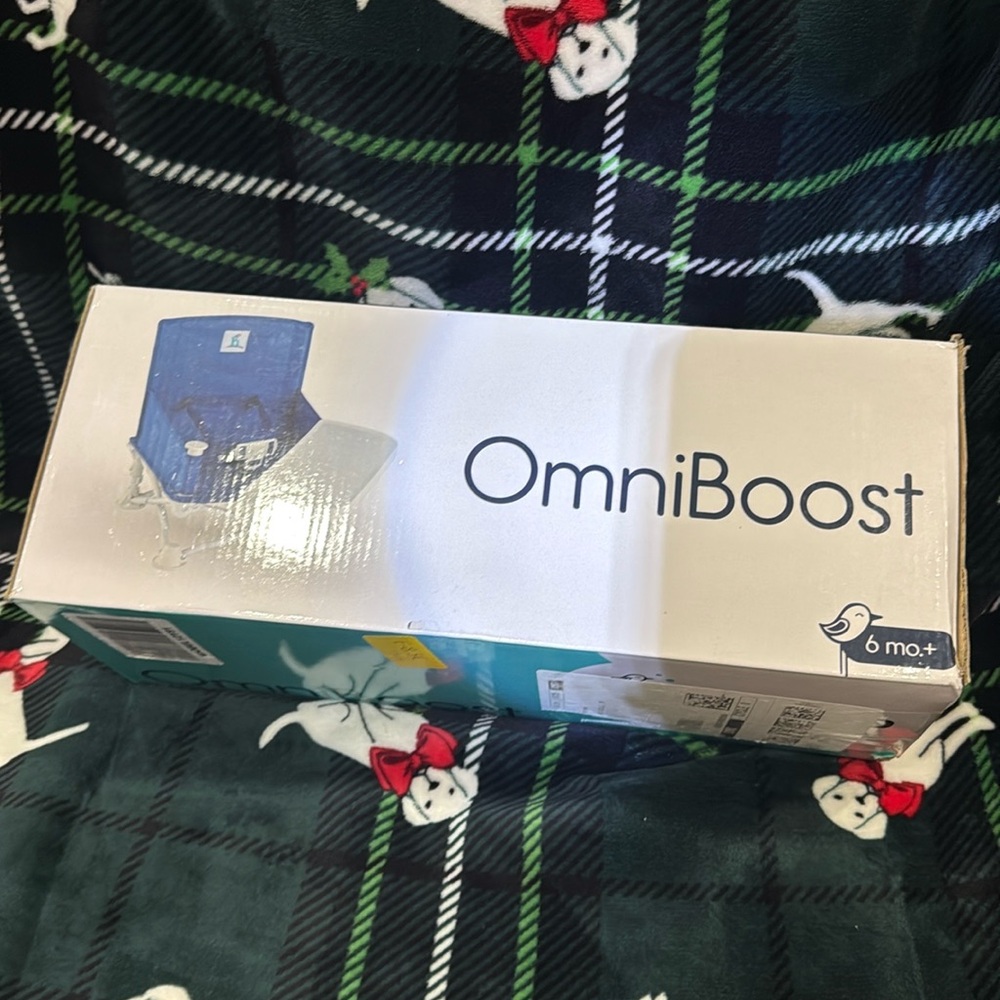 Hiccapop OmniBoost Booster Seat w Tray for Baby | Folding Portable NEW